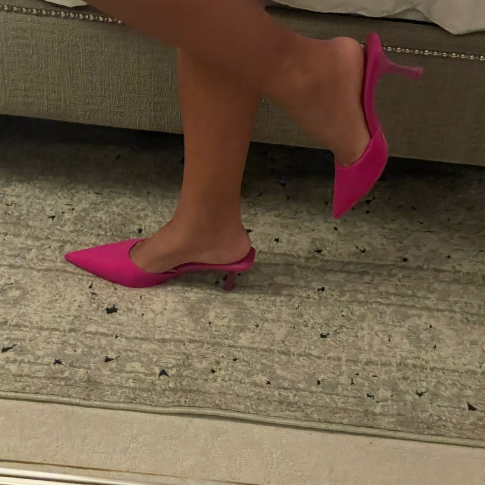 Zara Pink Mules